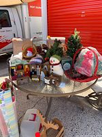 Full lot on patio table showing all items together