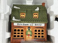 Front view of White Horse Bakery building in styrofoam