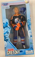 Front view of sealed Wayne Gretzky Starting Lineup figure in box