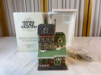 Building, light cord, box, Styrofoam