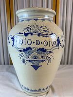 Front view showing full decoration and lettering