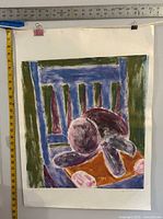 Full sheet view with measuring tapes showing size