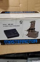 Box front showing MasterRotor branding, model AR-303, UL logo, controller image, rotor motor image
