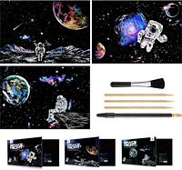 box image showing finished sample art and tool set