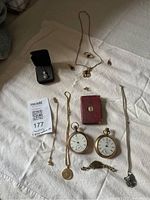 Group shot of all items laid out on fabric