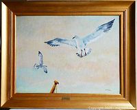 Framed painting front view