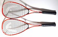 Both rackets side by side full view