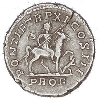 Reverse: Caracalla on horseback with legends