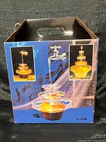 Front of box showing model C-15A fountain image