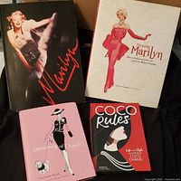 All four books front covers visible