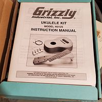 instruction manual showing brand and model