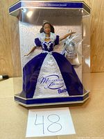 Front view of boxed Millennium Princess Barbie