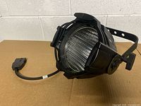 Front view of ETC Source Four PAR with lens and pigtail