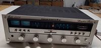 Front view of Marantz 2226 receiver showing dial, meters, knobs