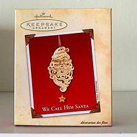 Front of original Hallmark Keepsake box showing image and title of the ornament