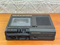 Front view of Marantz PMD-101 showing cassette well and control buttons