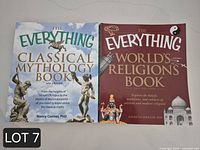 Front covers of both books showing titles, authors and condition