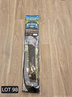 Full packaged sunshade laid flat on floor