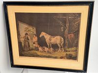 Front view of framed print showing artwork and frame