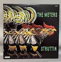 Front cover of The Meters “Struttin’” LP