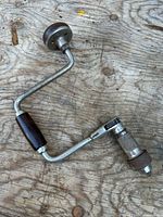 Full view of brace drill showing overall design and components