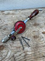 Craftsman hand drill with four drill bits