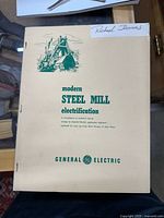 Front cover of General Electric Modern Steel Mill Electrification booklet
