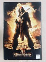 Full view of framed poster showing artwork and frame