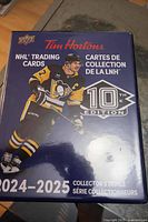 Album front cover showing Tim Hortons NHL Trading Cards 10th Edition