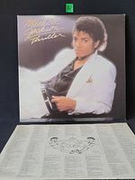 Front cover of Thriller LP and inner sleeve