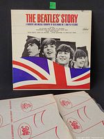 Front cover of The Beatles' Story with inner sleeves