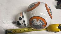 Left side view of BB-8 bank with measuring tape