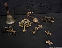 Group view of all brass items