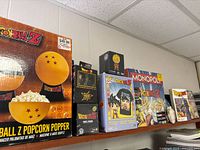Shelf view showing all Dragon Ball Z items together