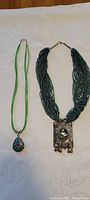 Both necklaces side by side to show overall design and length