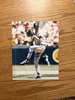 Front of signed Jack Morris 8x10 photo showing autograph and image quality