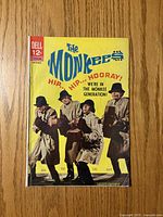 Front cover of The Monkees #15 Dell comic book