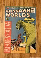 Front cover of Unknown Worlds #2 showing artwork, price, publisher info