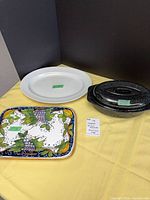 All three items grouped on table