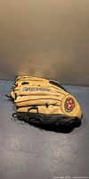 Overall view of glove showing Easton logo and color scheme