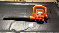 Full view of Black & Decker Vac 'N' Mulch blower/vac with nozzle attached