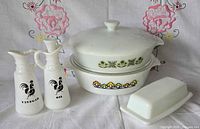 Group shot of all glassware pieces