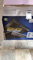 Front of Epson Perfection V600 scanner retail box