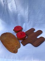 all four items: two ceramic crocks with lids, cactus board, oval board