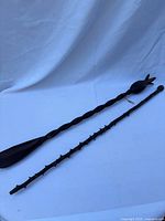 Overview of both wooden items side by side