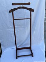 Full front view of valet stand