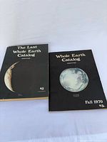 Front covers of both Whole Earth Catalog issues