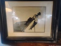 Front view of framed photograph