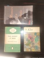 Front covers of the three books