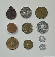 All ten tokens laid out for overview